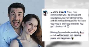 Actress jessy mendiola admits that quitting showbiz has already entered her mind a couple of jessy mendiola explains that she does not cause the breakup of former celebrity couple angel. Jessy Mendiola Shares This Post After Ynna Asistio S Intriguing Post