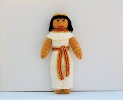 Resources for knitters who love great patterns, for free! Ancient Egyptian Doll Toy Doll Knitting Pattern Etsy Knitting Patterns Princess Dolls Knitting