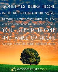 We also have a collection of sad status & alone status.mostly people go down in big depression during loneliness. Sad And Joyful Being Alone Status About Best Feeling Alone Status And Quotes 48665