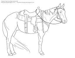 Rodeo theme cowgirl barrel racing silhouette classic round sticker. Easy Draw Horse Saddle Novocom Top