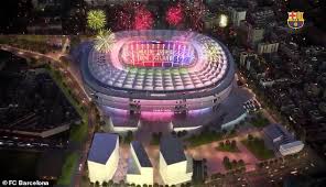 Its stadium, camp nou, is where week after week following renovations in 1943 and 1945, the les corts stadium had a seating capacity of 48,000, a figure that is much higher than the capacity of most stadiums in spain's la liga today. Nou Camp Transformation Plans Shelved For Barcelona Amid Coronavirus Crisis Daily Mail Online