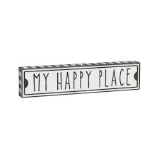 This is my happy place sign. My Happy Place Word Box Sign Museum Outlets