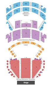 orpheum theater seating chart new orleans