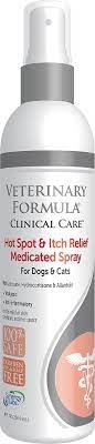 Veterinary Formula Clinical Care Hot Spot Itch Relief Spray 8 Oz Spray Chewy Com