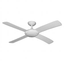Ceiling Fan No Light Gulf Coast Luna Fan 52 Modern Outdoor Ceiling Fan Pure White Finish Chandel Ceiling Fan Ceiling Fans Without Lights Ceiling Fan With Light