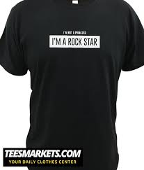 I M Not A Princess Im A Rockstar New T Shirt Shirts T Shirt Cool T Shirts