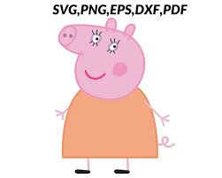 Mama Pig Peppa Pig Svg Peppa Pig Png Peppa Pig Clicpart Peppa Pig Design Peppa Pig Svg Png Dxf Clipart Digital Download Peppa Pig Peppa Pig Teddy Peppa