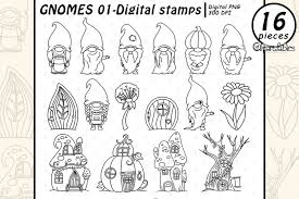 We offer svg files for cricut, silhouette cameo and other vinyl cutting machines for all your crafting projects. Cute Gnomes Graphic By Clipartfables Creative Fabrica