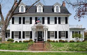 American colonial architecture dominated design well into the 19th century, and various regions of the country developed their own distinct styles from settlers of different countries of origin. A Georgian Colonial Style House Colonial House Exteriors Colonial House House Styles