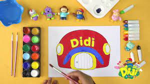 • coloring page for didi and friends!! Colouring For Kids How To Colour Didi S House Fun Play With Didi Friends Youtube