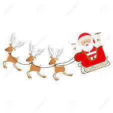 Imprimer les étiquettes du pere noel gratuitement noel en maternelle ps ms gs cycle 1 cp ce1 cycle 2 ce2 cm1 cm2 cycle 3 élémentaire. Fond De Couleur Avec L Ensemble Des Rennes Droles Et Le Pere Noel En Traineau Clip Art Libres De Droits Vecteurs Et Illustration Image 76964237