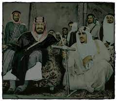 الملك عبدالعزيز والملك سعود بن عبدالعزيز saudi arabia culture national day saudi drawings