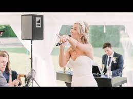 Bride And Groom Sing Epic Thank You Song To Wedding Guests Best Wedding Speech Youtube Wedding Playlist Youtube Wedding Wedding Songs