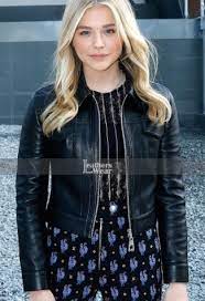 Chloe Grace Moretz Leather Jacket Chloe Grace Moretz Chloe Grace Leather Jacket