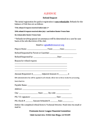 Print ca form 1032 : Fillable Online Albionsoccer Refund Form Albion Sc Albionsoccerorg Fax Email Print Pdffiller