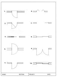 Symbol Blueprint Plan Door Symbol Sc Blueprints Architectural Floor Plans Architecture Blueprints
