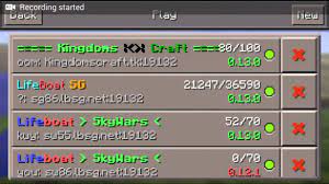 Server list for mcpe is the most complete list of multiplayer servers for minecraft pocket edition. Patranka Punktualumas Gaublys Mc Pe Server List Site Nomansworldfestival Com