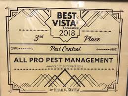 Professional pest control is committed to environmentally friendly pest control practices. All Pro Pest Management å¸–å­ Facebook