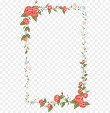  Border Flowers Drawing Clip Art Imagenes De Marcos Para Caratulas Png Image With Transparent Background Png Free Png Images Flower Drawing Clip Art Drawings