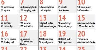 30 Day Crunch Challenge Chart Pic 30 Day Beach Body Challe