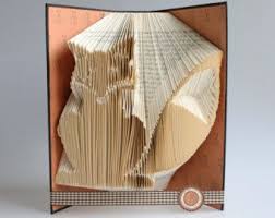 Pumpkin Book Folding Pattern Includes Free Printable Etsy Book Folding Patterns Book Folding Folded Book Art