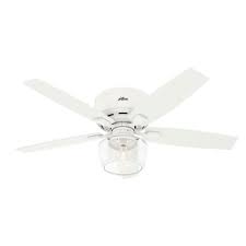 All at discount prices with free shipping. Hunter Bennett 52 Indoor Flush Mount Ceiling Fan In Matte White Lightsonline Com
