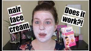 Hair removal creams and lotions, also known as depilatories, can quickly and painlessly remove hair from the face and body. Easy Hair Removal Nair Face Cream First Impression How To Youtube