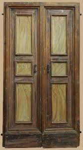 Ancient Door Of The 600 Center Italy Lacquered And Decorated With Fake Wood The Quality Of Fake Wood Decoration Is Antique Doors Painted Doors Antique Door