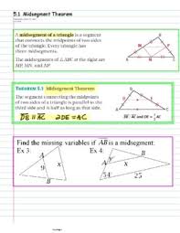 Types of triangles & isosceles triangle algebraic example. Medians And Midsegments In Triangles Worksheets Teaching Resources Tpt