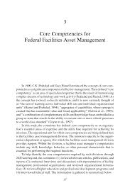 3 Core Competencies For Federal Facilities Asset Management Core Competencies For Federal Facilities Asset Management Through 2020 Transformational Strategies The National Academies Press