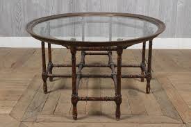 Padma's plantation bamboo stick bunching table base with glass. Sold Price Baker Faux Bamboo Glass Top Coffee Table August 3 0118 11 00 Am Edt