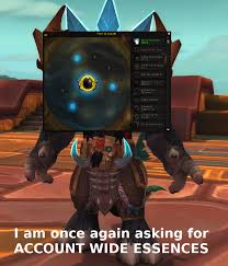 Jul 24, 2019 · unlocking rank 3 essences in the eternal palace and the impact on raid progression. When You Look At The Neck Of Your Fresh Alt R Wow