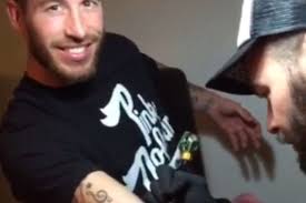 The reason is, sergio ramos still tattoos the. Sergio Ramos Smiles While Being Filmed Getting A Michael Jackson Tattoo Bleacher Report Latest News Videos And Highlights