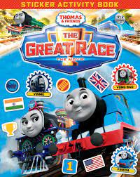 Bertie takes an early lead, but a patient thomas proves there are advantages to riding on tracks instead of roads. Thomas Friends The Great Race Movie Sticker Book Thomas Friends Film Tie In Uk Egmont Publishing Amazon De Bucher