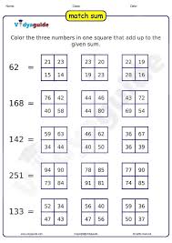 This is a math pdf printable activity sheet with several exercises. Download Maths Puzzles For Kids Match Sum As Pdf Worksheet 01 Maths Puzzles Puzzles For Kids Math Games For Kids
