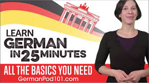 Of course, german is the official language of germany. Learn German In 25 Minutes All The Basics You Need Youtube