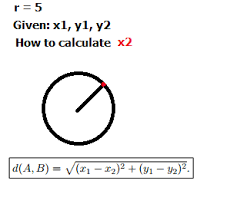 Check spelling or type a new query. Calculate X2 If We Know Distance X1 Y1 Y2 Stack Overflow