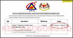 Suruhanjaya perkhidmatan awam spa menerusi laman sesawang rasminya telah mengeluarkan hebahan jawatan kosong sebagai pembantu pembantu tadbir kewangan gred w19 di jabatan perkhidmatan awam (jpa) dimana bagi yang berminat boleh membuat permohonan di laman. Spa Jawatan Kosong Jabatan Perkhidmatan Awam Jpa Ptd 450 Kekosongan