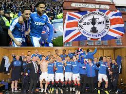 This page displays a detailed overview of the club's current squad. So Feiern Die Glasgow Rangers Den Aufstieg Internationaler Fussball Bildergalerie Kicker