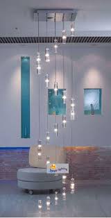 Big Stairway Chandelier Long Spiral Staircase Crystal Chandelier Crystal Pendant Lamps 25 Lights Hotel Modern Treppenlicht Moderne Beleuchtung Moderne Leuchten
