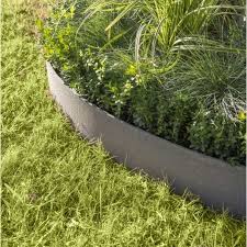 Bordure A Derouler Borderfix En Plastique Grise Ardoise H 14 X L 1500 Cm Bordure Jardin Plastique Bordure Jardin Bois Bordure Jardin