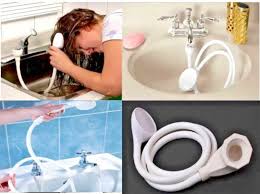 New Single Double Tap Bath Sink Shower Head Hose Spray Hairdresser Push On Mixer Unbranded Shower Head With Hose Bath Taps Bath Sinks