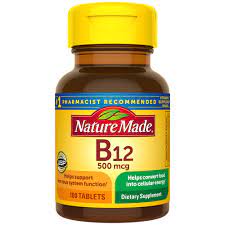 Tingling sensation in hands and feet Nature Made Vitamin B 12 500 Mg Tablets Shop Vitamins A Z At H E B