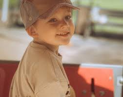 Handmade Linen Dinosaur Hat: Summer Toddler Sun Hat