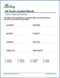 Unscramble jumble word puzzles jumbled solver. Jumbled Words For Grade 4 K5 Learning
