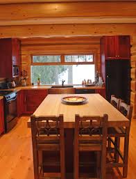 Knotty pine rooms often require ruthless editing. Knotty Pine Kitchen Cabinet Ideas Houzz