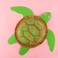 Children are fascinated by turtles and love to watch them swim and crawl around. Sea Turtle Craft I Heart Crafty Things