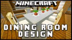Minecraft How To Make Dining Room Furniture Modern House Build Ep 19 Dining Room Furniture Modern Rustic Dining Furniture Outdoor Dining Furniture