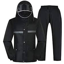 Czz Herren Regenmantel Regenjacke Mit Wasserdichtem Bezug Und Hosen Herren Regenmantel Schnee Regenbekleidung Raincoat Jacket Jackets Motorcycle Jacket