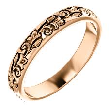 Aug 06, 2021 · all of our men's gold chains for sale are crafted from solid 10k or 14k gold. 14k Rose Gold Carved Floral Wedding Band Ring For Women